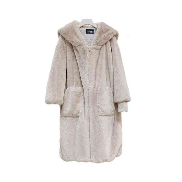 women's wool & blends autumn winter faux fur coat women 2021 casual luxury long oversize loose hooded plush jacket female thick wa, Black
women's wool & blends autumn winter faux fur coat women 2021 casual luxury long oversize loose hooded plush jacket female thick wa, Black