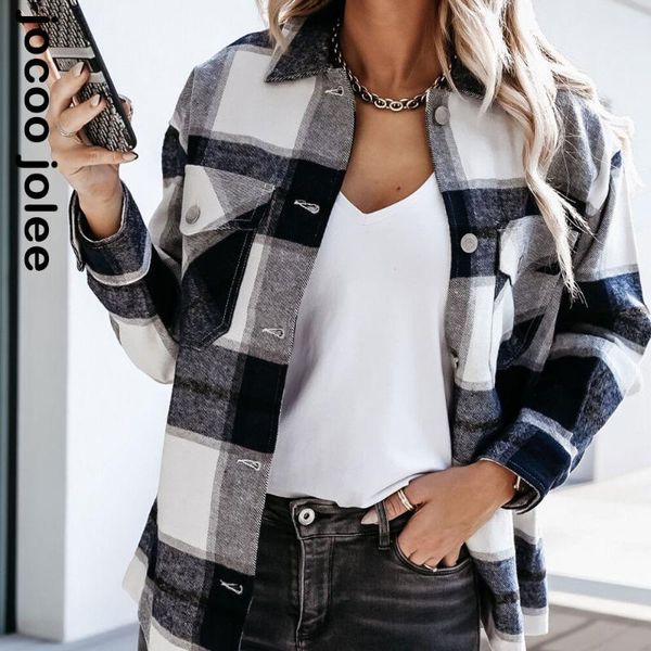 women's jackets women plaid jacket turn down collar long sleeve coat causal shirt autumn winter cardigan vintage harajuku warm blouse, Black;brown
women's jackets women plaid jacket turn down collar long sleeve coat causal shirt autumn winter cardigan vintage harajuku warm blouse, Black;brown