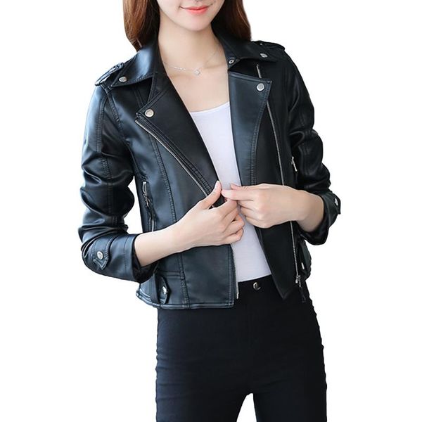 women's jackets coat long sleeve lapel zipper leather jacket for vacation party travelling shopping dating, Black;brown
women's jackets coat long sleeve lapel zipper leather jacket for vacation party travelling shopping dating, Black;brown