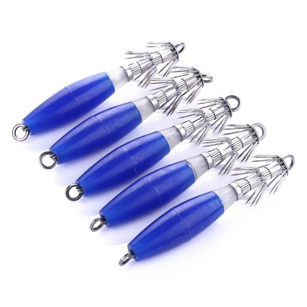 fishing hooks 5pcs/pack freshwater hook luminous jig swivels fake bait rivers lifelike hard simulation squid lakes dual-layer split
fishing hooks 5pcs/pack freshwater hook luminous jig swivels fake bait rivers lifelike hard simulation squid lakes dual-layer split
