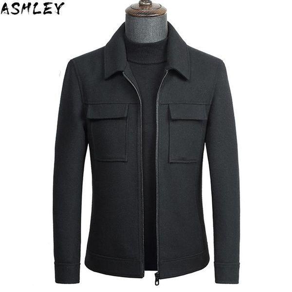 men's jackets autumn 2021 wool jacket business fashion solid color double pocket tooling coat male brand clothes gray khaki black, Black;brown
men's jackets autumn 2021 wool jacket business fashion solid color double pocket tooling coat male brand clothes gray khaki black, Black;brown