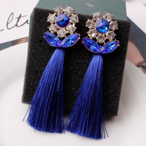 dangle & chandelier fashion women earrings rhinestones shiny artifical crystal long tassel ear studs for girls bride party bm, Silver
dangle & chandelier fashion women earrings rhinestones shiny artifical crystal long tassel ear studs for girls bride party bm, Silver