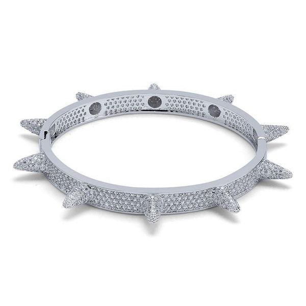 spikes rivet stud mens charm bracelets bangle iced out gold silver color bracelets hip hop/punk gothic bling jewelry, Black
spikes rivet stud mens charm bracelets bangle iced out gold silver color bracelets hip hop/punk gothic bling jewelry, Black