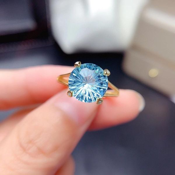 cluster rings luxury big gemstone ring for party 6ct 10mm brilliant natural z simple 925 silver crystal gift woman, Golden;silver
cluster rings luxury big gemstone ring for party 6ct 10mm brilliant natural z simple 925 silver crystal gift woman, Golden;silver
