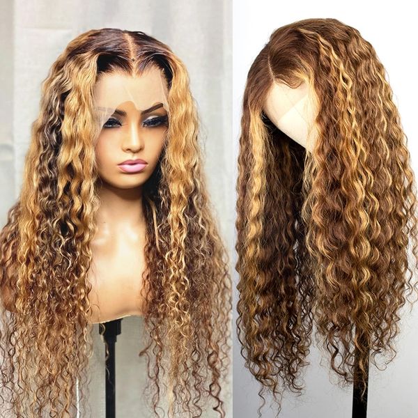 pre plucked 13x4 deep wave lace front wig with baby hair #4p27 highlight brazilian remy human hair wigs for black women, Black;brown
pre plucked 13x4 deep wave lace front wig with baby hair #4p27 highlight brazilian remy human hair wigs for black women, Black;brown