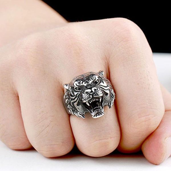 cluster rings zodiac accessories wholesale exquisite animal black punk jewelry tiger head ring men retro fashion titanium steel, Golden;silver
cluster rings zodiac accessories wholesale exquisite animal black punk jewelry tiger head ring men retro fashion titanium steel, Golden;silver