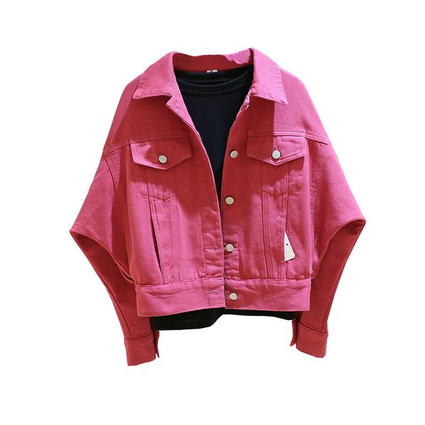 women's jackets candy colors jeans coat women 2021 spring autumn loose bat-sleeve denim jacket student korean clothes ladies outer, Black;brown
women's jackets candy colors jeans coat women 2021 spring autumn loose bat-sleeve denim jacket student korean clothes ladies outer, Black;brown