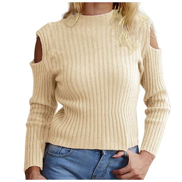 women's knits & tees 2021 autumn ladies long sleeve sweater knitwear women off shoulder knitted pullover jumper, White
women's knits & tees 2021 autumn ladies long sleeve sweater knitwear women off shoulder knitted pullover jumper, White