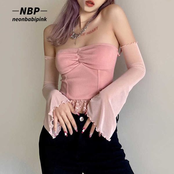 neonbabipink fairy grunge t shirts for women sheer mesh long sleeve off shoulder lace trim crop aesthetic clothes n94-cz12 y0621, White
neonbabipink fairy grunge t shirts for women sheer mesh long sleeve off shoulder lace trim crop aesthetic clothes n94-cz12 y0621, White