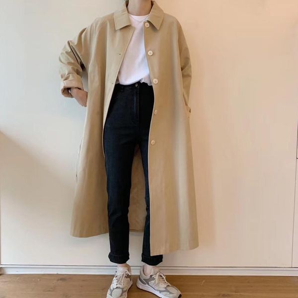women's trench coats 2021 women coat spring and autumn windbreaker khaki medium long small early leisure, Tan;black
women's trench coats 2021 women coat spring and autumn windbreaker khaki medium long small early leisure, Tan;black
