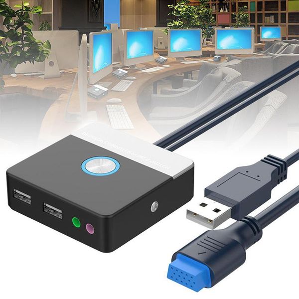 computer deskpower switch button case dual usb interfaces audio port remote control pc host cables & connectors
computer deskpower switch button case dual usb interfaces audio port remote control pc host cables & connectors