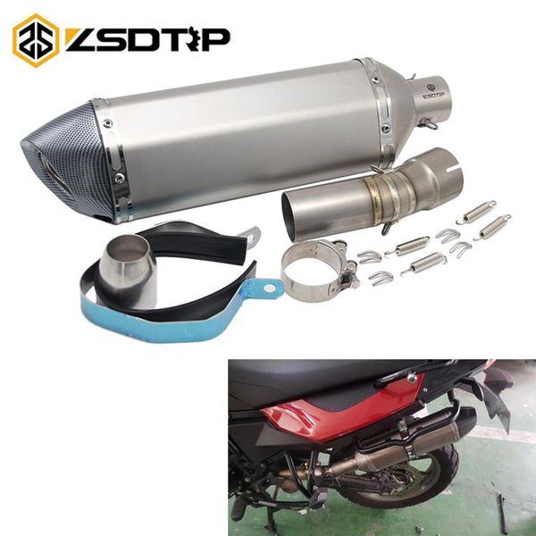 motorcycle exhaust system zsdtrp middle section stainless steel pipe + set muffler for f650gs f700gs f800gs
motorcycle exhaust system zsdtrp middle section stainless steel pipe + set muffler for f650gs f700gs f800gs