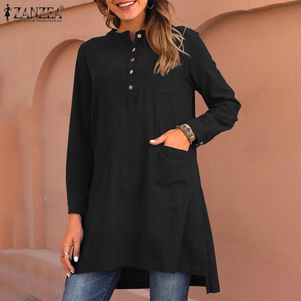 kaftan solid shirts women's asymmetrical blouse zanzea casual long sleeve blusas female button cotton oversized tunic 5xl blouses &, White
kaftan solid shirts women's asymmetrical blouse zanzea casual long sleeve blusas female button cotton oversized tunic 5xl blouses &, White