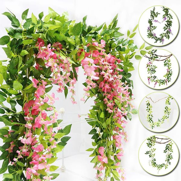 decorative flowers & wreaths 2m wisteria artificial vine garland wedding arch decoration fake plants foliage rattan trailing faux ivy wall
decorative flowers & wreaths 2m wisteria artificial vine garland wedding arch decoration fake plants foliage rattan trailing faux ivy wall
