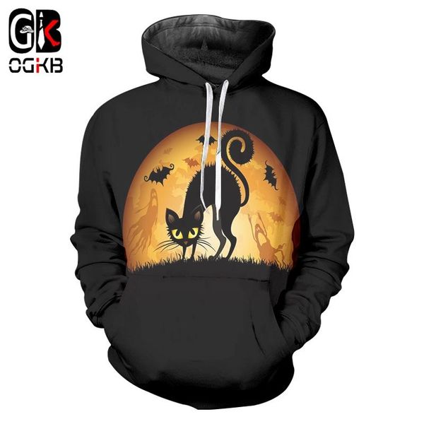 women's hoodies & sweatshirts ogkb halloween animal cat lady 3d printed pumpkin sweatshirt trend big size woman pullover whoiesale, Black
women's hoodies & sweatshirts ogkb halloween animal cat lady 3d printed pumpkin sweatshirt trend big size woman pullover whoiesale, Black