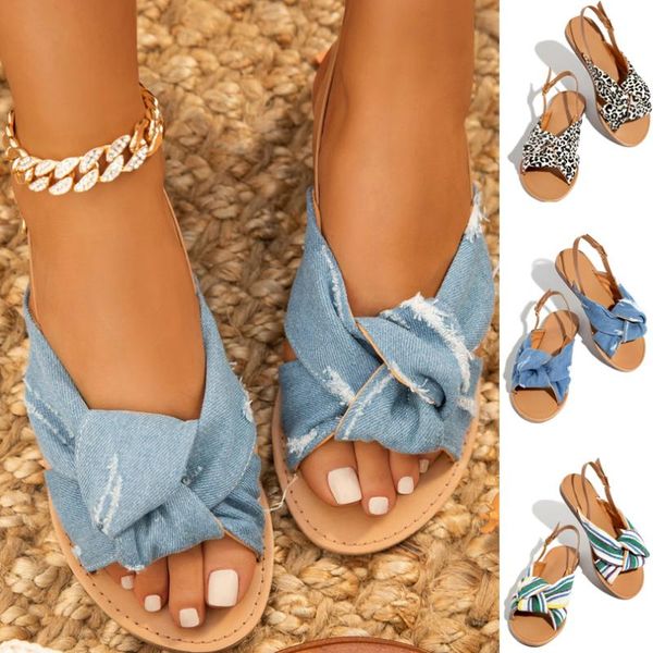 sandals 2021 summer pattern women fashion flat color matching butterfly knotted large size sandy beach outdoor sandalias, Black
sandals 2021 summer pattern women fashion flat color matching butterfly knotted large size sandy beach outdoor sandalias, Black