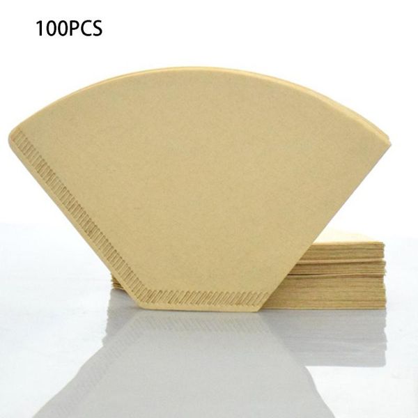 100pcs/pack coffee filter paper thickened fan-shaped hand-punched dripper kitchen
100pcs/pack coffee filter paper thickened fan-shaped hand-punched dripper kitchen