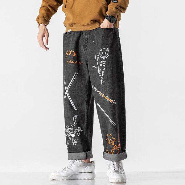 hip hop design brand jeans for men's straight 2021 fashion distressed moto bike vintage jean plus oversize, Blue
hip hop design brand jeans for men's straight 2021 fashion distressed moto bike vintage jean plus oversize, Blue