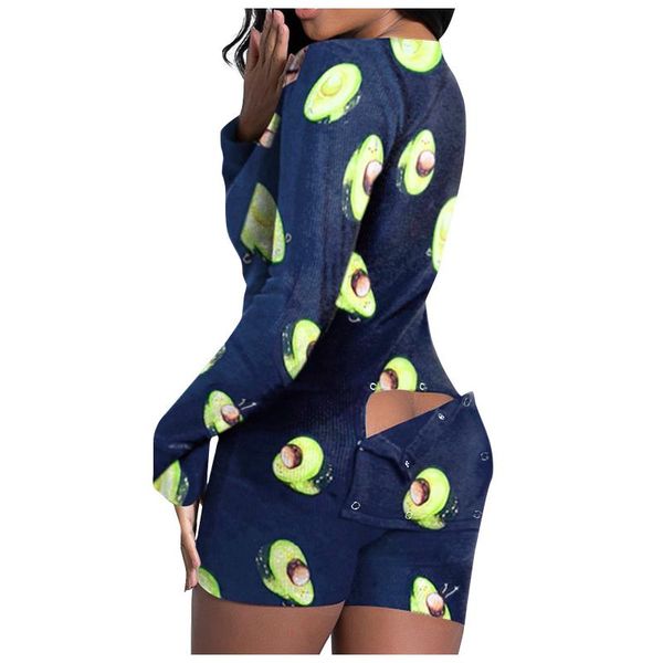 women's jumpsuits & rompers jumpsuit button-down avocado print comfortable front functional buttoned flap adults v-neck sleepwear pajam, Black;white
women's jumpsuits & rompers jumpsuit button-down avocado print comfortable front functional buttoned flap adults v-neck sleepwear pajam, Black;white