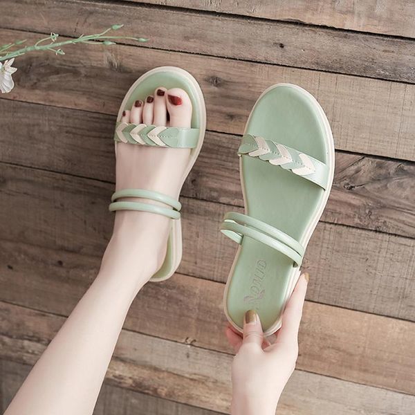 female sandal beach shoes strappy heels 2021 summer all-match soft girls flat fashion elastic band comfort clear rubber sca sandals, Black
female sandal beach shoes strappy heels 2021 summer all-match soft girls flat fashion elastic band comfort clear rubber sca sandals, Black