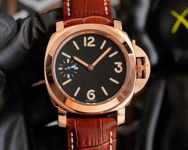 wristwatches men's 44mm automatic mechanical watch stainless steel waterproof case cowhide band multifunction, Slivery;brown
wristwatches men's 44mm automatic mechanical watch stainless steel waterproof case cowhide band multifunction, Slivery;brown