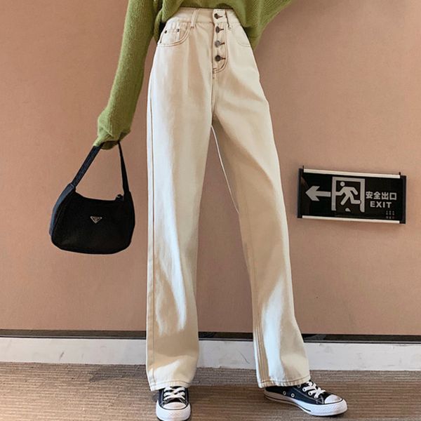 women's pants & capris high waist jeans woman korean fashion single breasted full length loose womens streetwear boyfriend trousers wid, Black;white
women's pants & capris high waist jeans woman korean fashion single breasted full length loose womens streetwear boyfriend trousers wid, Black;white