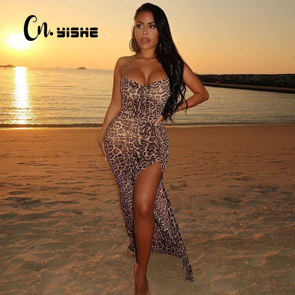 cnyishe leopard print lace up women maxi dress summer beachwear party dresses female backless split long sundress vestidos 210419, Black;gray
cnyishe leopard print lace up women maxi dress summer beachwear party dresses female backless split long sundress vestidos 210419, Black;gray