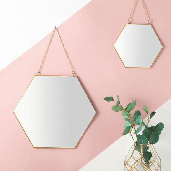 mirrors nordic minimalist home decoration geometric shape gold brass hexagonal mirror bathroom entrance makeup
mirrors nordic minimalist home decoration geometric shape gold brass hexagonal mirror bathroom entrance makeup