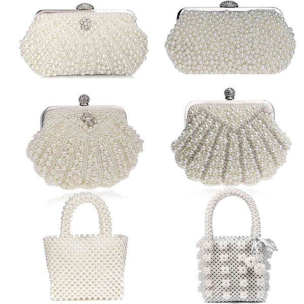 sekusa beaded wedding bridal evening bags hollow fashion women clutch pearl diamonds handbags shell design for party diner purse
sekusa beaded wedding bridal evening bags hollow fashion women clutch pearl diamonds handbags shell design for party diner purse