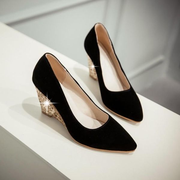 spring and autumn style ladies shoes women zapatos de mujer high heels wedding sapato feminino chaussure pumps 7351-2 dress, Black
spring and autumn style ladies shoes women zapatos de mujer high heels wedding sapato feminino chaussure pumps 7351-2 dress, Black