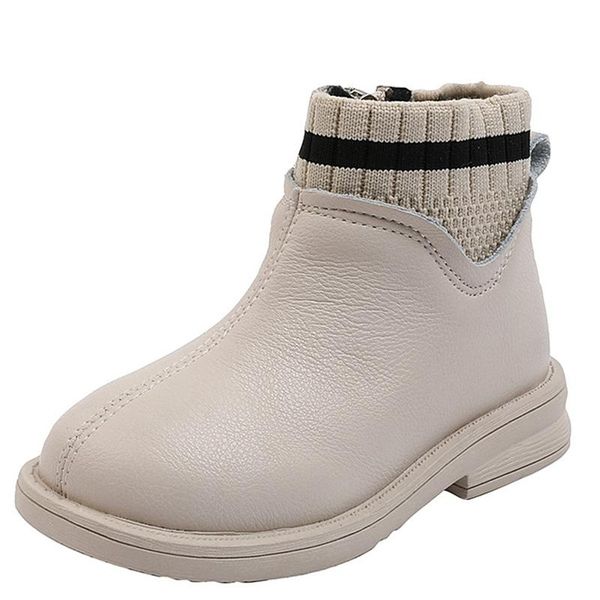 boots kids girls genuine leather for autumn,solid knitting patch toddler fashion ankle boots,children girl flats, Black;grey
boots kids girls genuine leather for autumn,solid knitting patch toddler fashion ankle boots,children girl flats, Black;grey