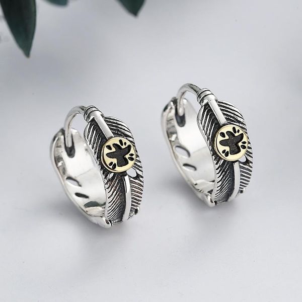 hoop & huggie fanru 925 silver hoops earrings vintage men's and women's fashion feather design gothic crosses s925 jewelry, Golden;silver
hoop & huggie fanru 925 silver hoops earrings vintage men's and women's fashion feather design gothic crosses s925 jewelry, Golden;silver