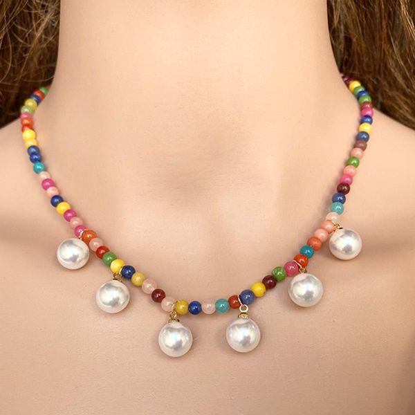 pendant necklaces charm pearl necklace beaded bohemian trendy fashion jewelry unique wholesale birthday holiday women gift, Silver
pendant necklaces charm pearl necklace beaded bohemian trendy fashion jewelry unique wholesale birthday holiday women gift, Silver
