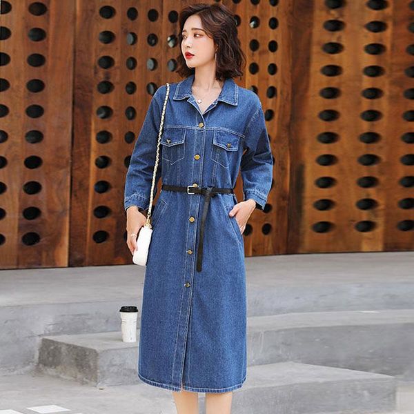 casual dresses french denim dress women autumn thin temperament with sashes female 2021 lady drop, Black;gray
casual dresses french denim dress women autumn thin temperament with sashes female 2021 lady drop, Black;gray