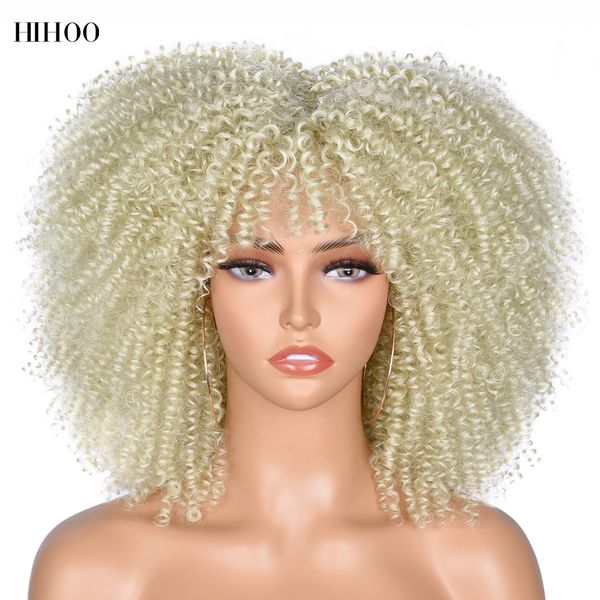 14inch short afro kinky curly wigs with bangs for black women brown synthetic omber cosplay african wigs heat resistant
14inch short afro kinky curly wigs with bangs for black women brown synthetic omber cosplay african wigs heat resistant