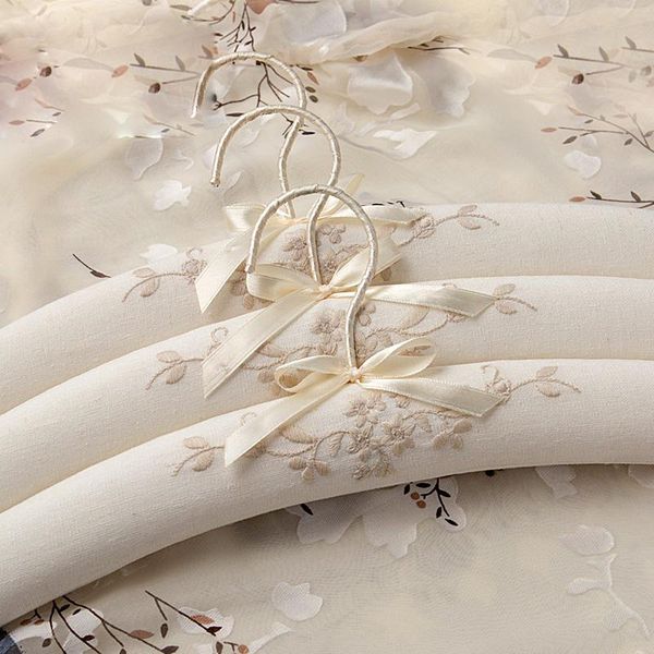 hangers & racks 5pcs/lot 41cm embroidered cloth clothing rack sponge clothes 
hangers & racks 5pcs/lot 41cm embroidered cloth clothing rack sponge clothes