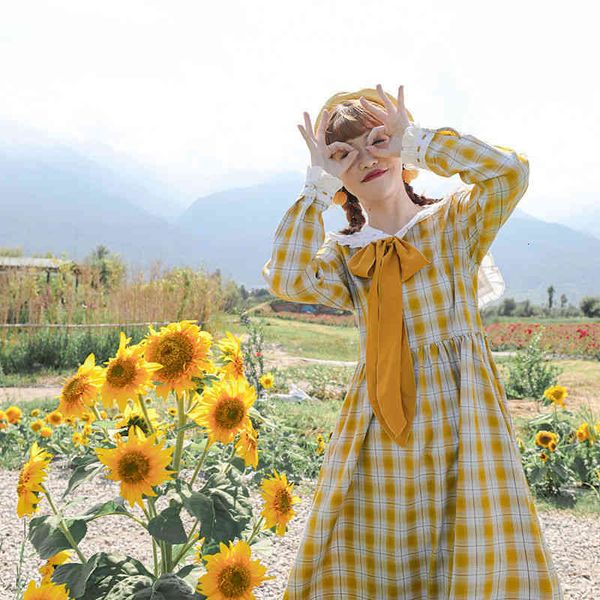 magogo navy collar dress japanese jk bow knot plaid college style yellow dress, Black;gray
magogo navy collar dress japanese jk bow knot plaid college style yellow dress, Black;gray