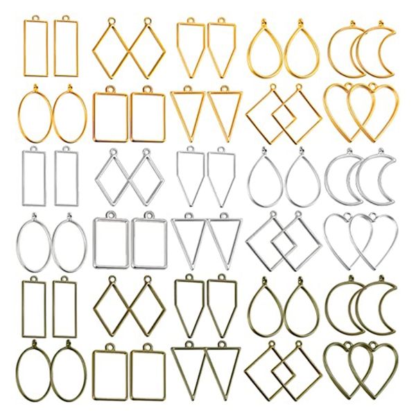 60 pcs uv epoxy hollow frames resin craft bezels pendants for necklaces earrings making a02 21 dropshipping, Blue;slivery
60 pcs uv epoxy hollow frames resin craft bezels pendants for necklaces earrings making a02 21 dropshipping, Blue;slivery