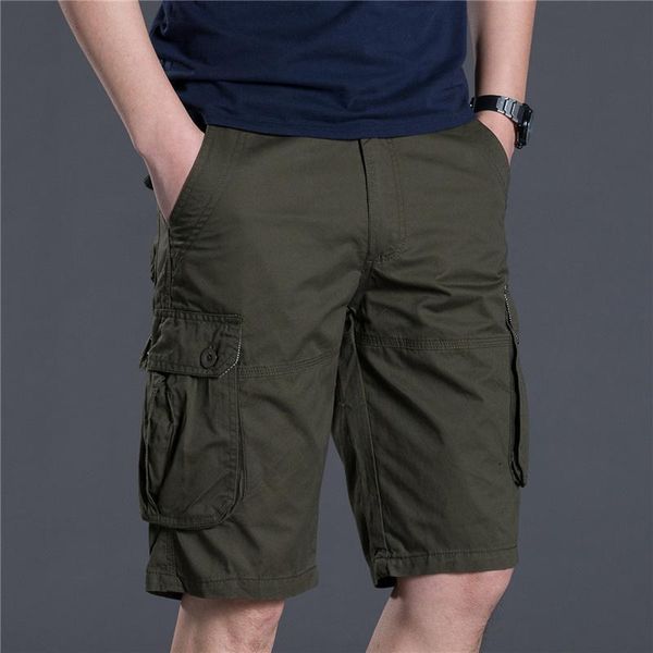 men's shorts 2021 summer tooling cargo long men clothes solid loose multi pocket straight casual pants streetwear, White;black
men's shorts 2021 summer tooling cargo long men clothes solid loose multi pocket straight casual pants streetwear, White;black