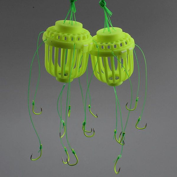 fishing hooks fluorescent luminous throwing squid hook group water explosion mine cage bomb outdoor tool
fishing hooks fluorescent luminous throwing squid hook group water explosion mine cage bomb outdoor tool