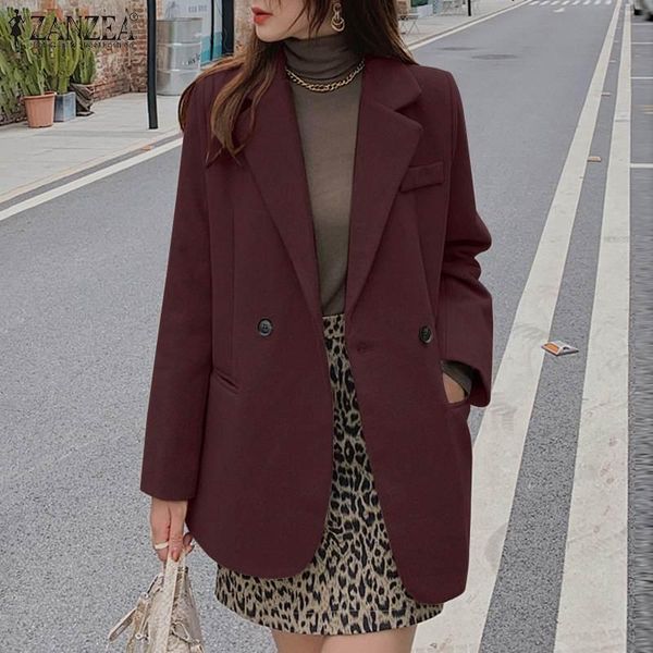 Women's Suits & Blazers Casual Jackets ZANZEA Fashion Women Autumn Elegant Lapel Neck Woolen Winter Long Sleeve Solid Coats Office Outwear 2JVX, White;black
Women's Suits & Blazers Casual Jackets ZANZEA Fashion Women Autumn Elegant Lapel Neck Woolen Winter Long Sleeve Solid Coats Office Outwear 2JVX, White;black