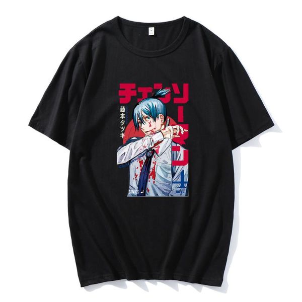 men's t-shirts 2021 stylechainsaw man tees comfortable o-neck casual cotton clothing oversize daily couple streetwear, White;black
men's t-shirts 2021 stylechainsaw man tees comfortable o-neck casual cotton clothing oversize daily couple streetwear, White;black
