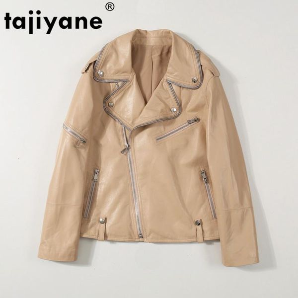 women's leather & faux spring coat autumn female real jacket genuine women woman motorcycle jackets korean py14, Black
women's leather & faux spring coat autumn female real jacket genuine women woman motorcycle jackets korean py14, Black