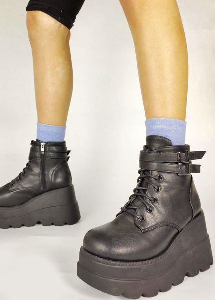 big size female platform thick bottom luxury shoes goth zipper ankle women boots bukle cool punk boots, Black
big size female platform thick bottom luxury shoes goth zipper ankle women boots bukle cool punk boots, Black