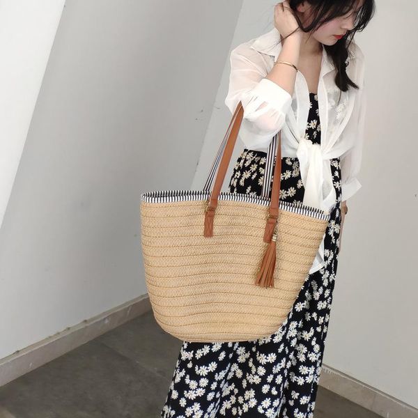 evening bags casual tassel straw rattan women handbags wicker woven shoulder large capacity tote bucket bag summer beach purses
evening bags casual tassel straw rattan women handbags wicker woven shoulder large capacity tote bucket bag summer beach purses