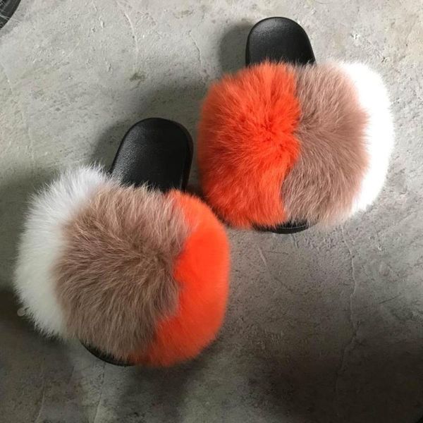 fashion mixed colors indoor anti skid plush fur slides slippers for ladies, Black
fashion mixed colors indoor anti skid plush fur slides slippers for ladies, Black