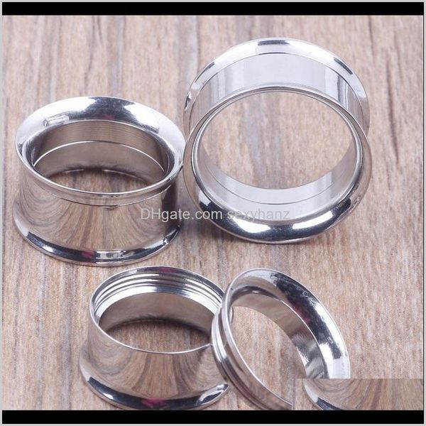 & tunnels drop delivery 2021 mix 5-20mm 36pcs stainless steel body jewelry double flare internally thread flesh tunnel sier ear plugs bmzaf, Silver
& tunnels drop delivery 2021 mix 5-20mm 36pcs stainless steel body jewelry double flare internally thread flesh tunnel sier ear plugs bmzaf, Silver