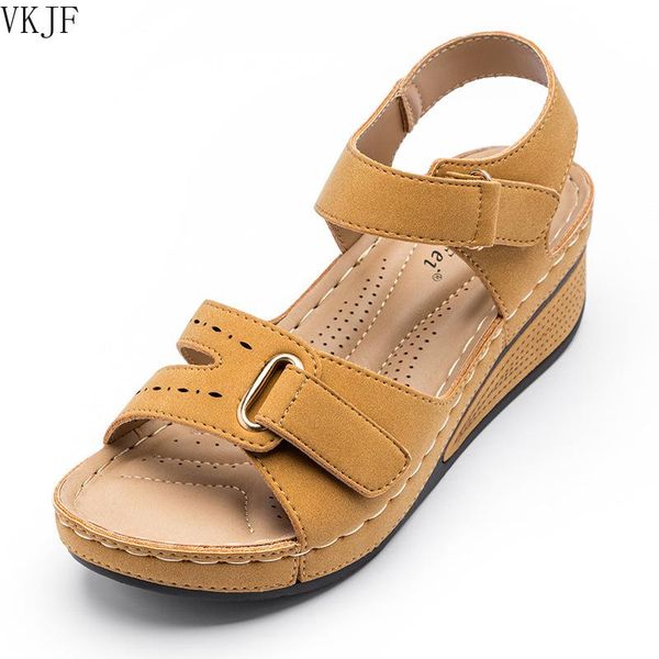 sandals 2021 summer retro women's sewing women casual wedge shoes woman lady buckle strap hook loop soft platform female, Black
sandals 2021 summer retro women's sewing women casual wedge shoes woman lady buckle strap hook loop soft platform female, Black