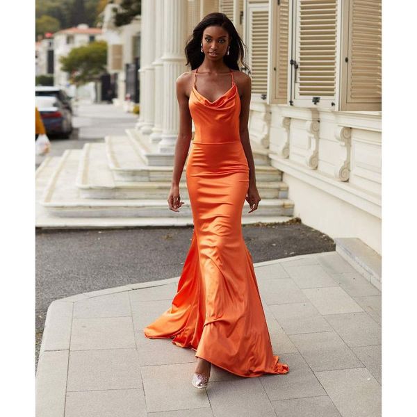 party dresses orange prom 2021 long mermaid elastic satin spaghetti strap ruched scoop neck sweep train evening gowns, White;black
party dresses orange prom 2021 long mermaid elastic satin spaghetti strap ruched scoop neck sweep train evening gowns, White;black