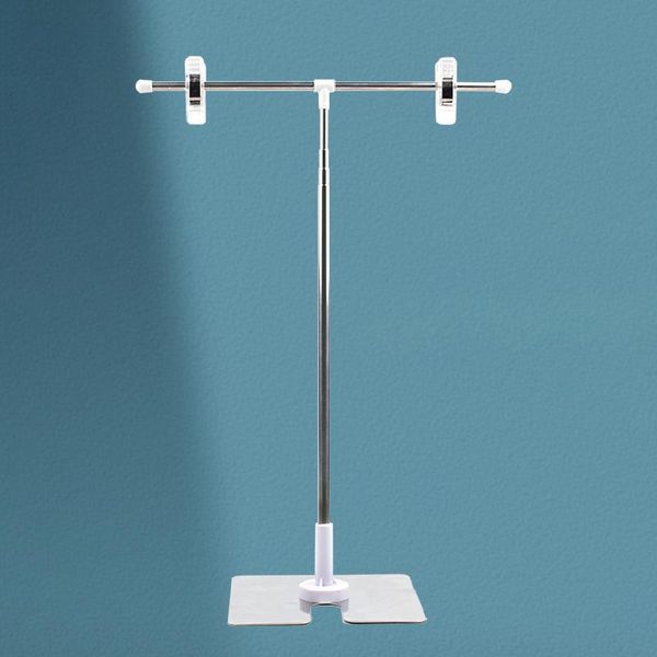 other home decor adjustable poster stand stainless steel mall display banner holder with clip stretchable isolation t-shaped cloth bracket
other home decor adjustable poster stand stainless steel mall display banner holder with clip stretchable isolation t-shaped cloth bracket